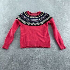 Cambridge Dry Goods Fair Lambswool Blend Sweater M Multicolor Crewneck 1130